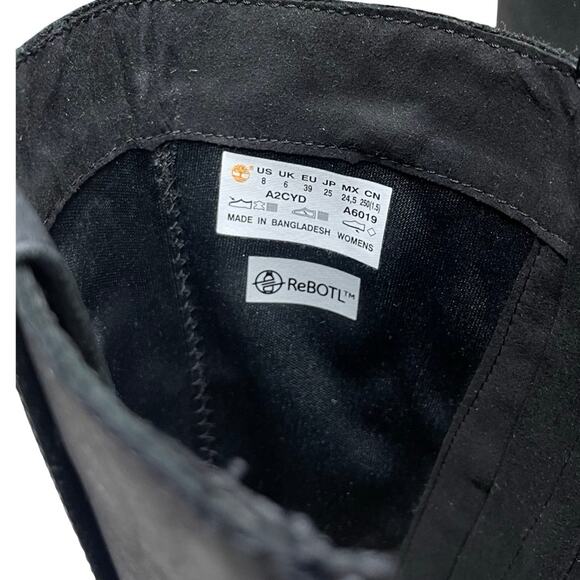 Timberland Graceyn Black Waterproof Leather Tall Boots    Size: US 8 - Picture 7 of 7